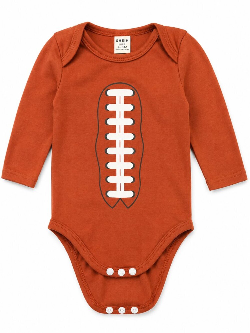 Baby Football Long Sleeve Onesie | 1-3 Months | SHEIN